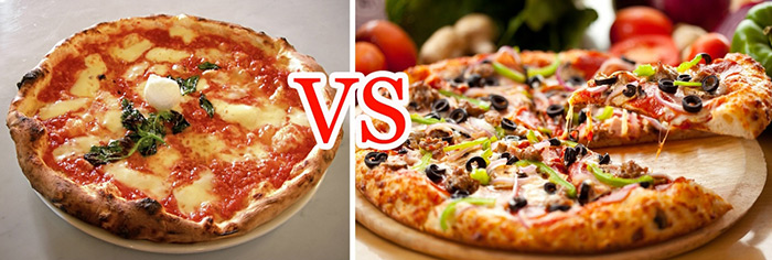 تفاوت پیتزا آمریکایی با ایتالیایی به زبان ساده